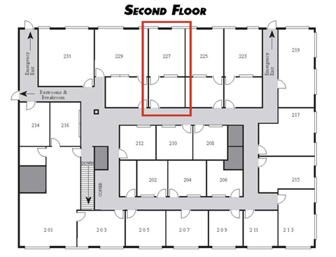 Floor plan for studio, 469 sqft